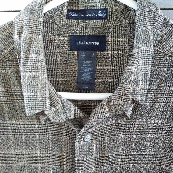 Claiborne long sleeve shirt large - Picture 4 of 5